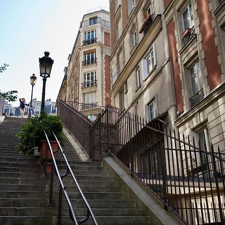 Duplex De Charme Au Coeur De Montmartre Appartement Parijs Buitenkant foto